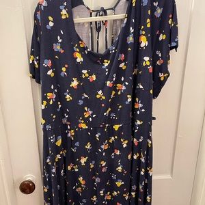 Faux wrap summer dress